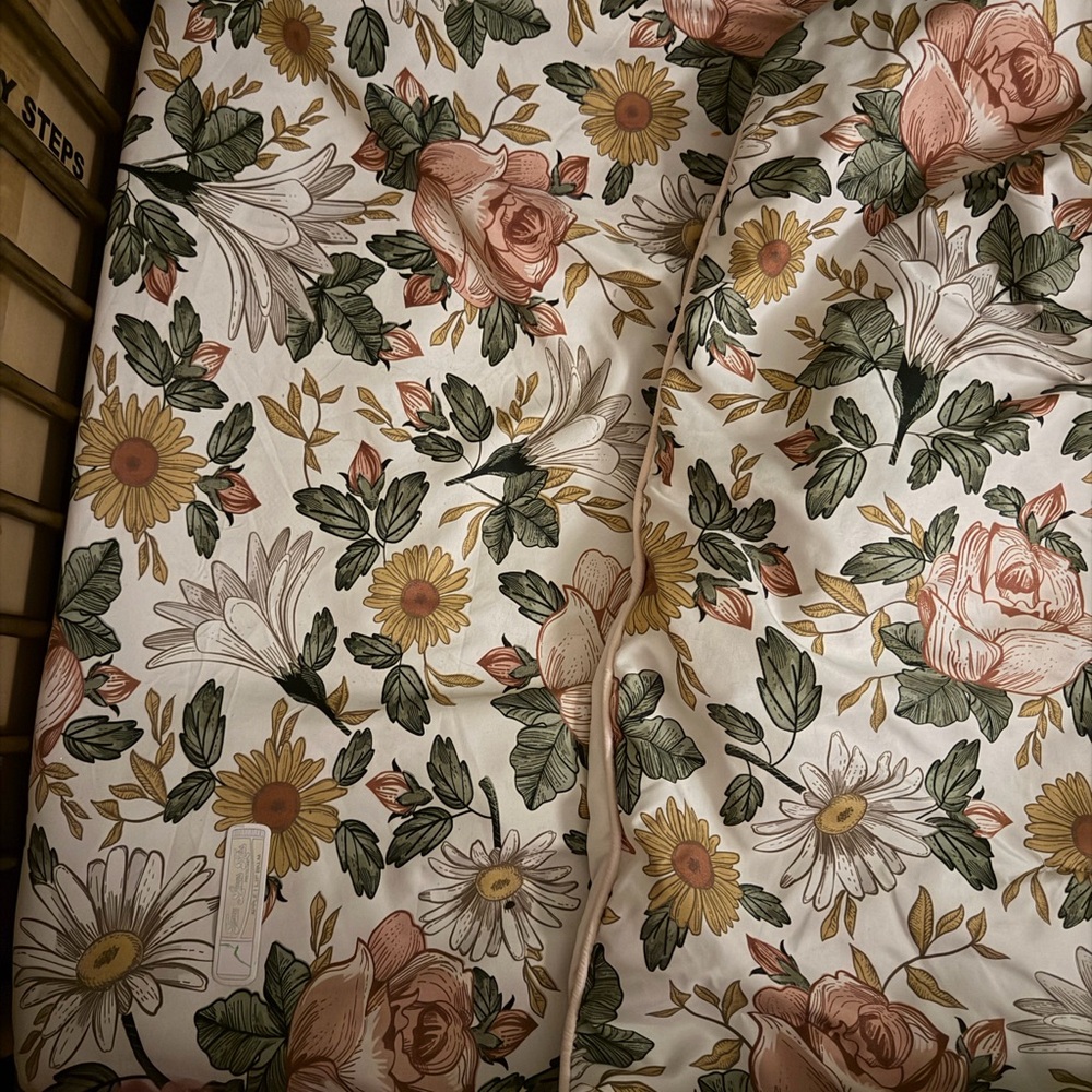 Floral Crib Bedding Set